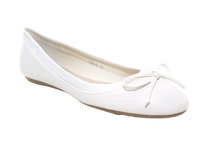 Damen Slipper Halbschuhe Ballerina Loafer Mokassins Slip On Flats Freizeit White # 3345