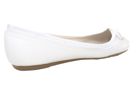 Women's Slip-On Loafers Ballerina Moccasins Flats Casual White # 3345