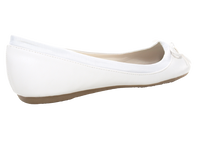 Damen Slipper Halbschuhe Ballerina Loafer Mokassins Slip On Flats Freizeit White # 3345