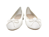 Damen Slipper Halbschuhe Ballerina Loafer Mokassins Slip On Flats Freizeit White # 3345