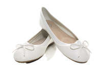 Damen Slipper Halbschuhe Ballerina Loafer Mokassins Slip On Flats Freizeit White # 3345