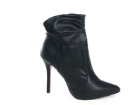 Damen Ankle Boots Stiefelette warm gefüttert Black # 9161