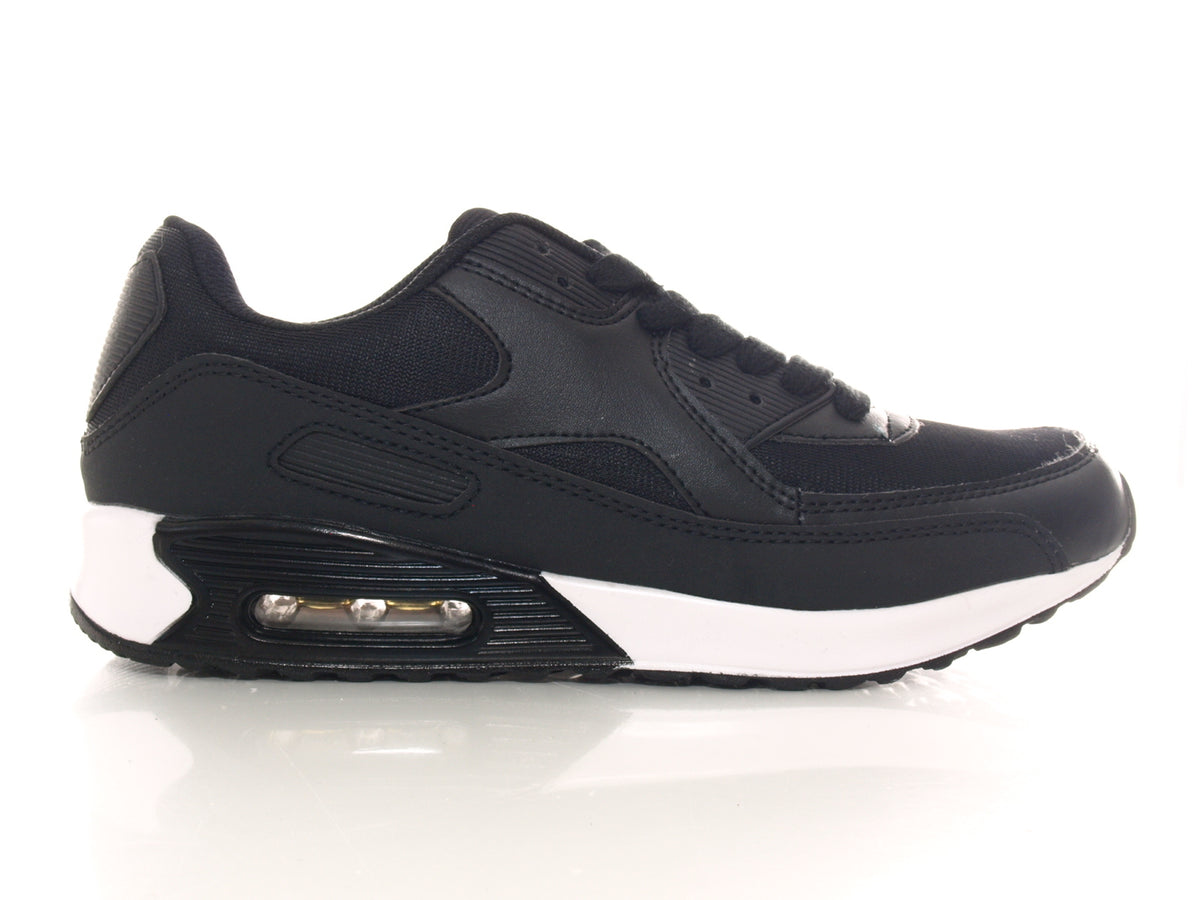 Baskets de loisirs pour femmes chaussures de sport chaussures de course tennis noir # 1134