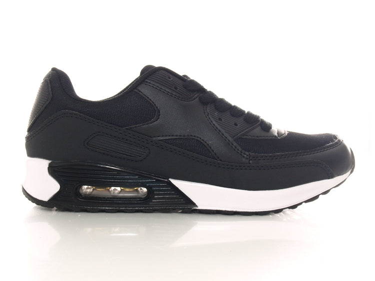 Baskets de loisirs pour femmes chaussures de sport chaussures de course tennis noir # 1134