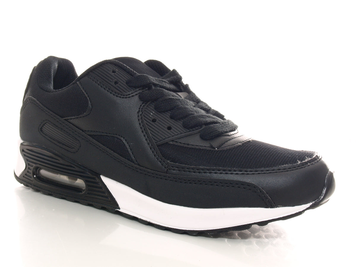 Baskets de loisirs pour femmes chaussures de sport chaussures de course tennis noir # 1134