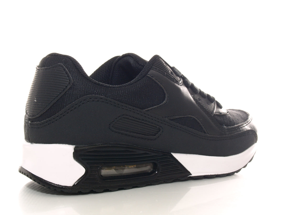 Baskets de loisirs pour femmes chaussures de sport chaussures de course tennis noir # 1134