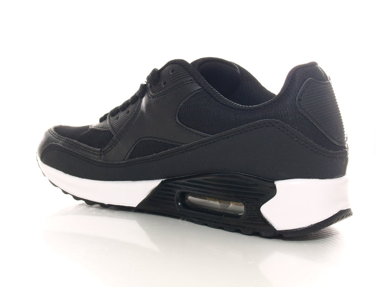 Baskets de loisirs pour femmes chaussures de sport chaussures de course tennis noir # 1134