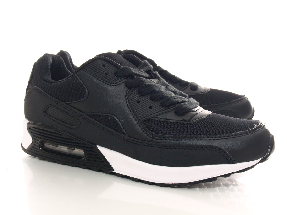 Baskets de loisirs pour femmes chaussures de sport chaussures de course tennis noir # 1134