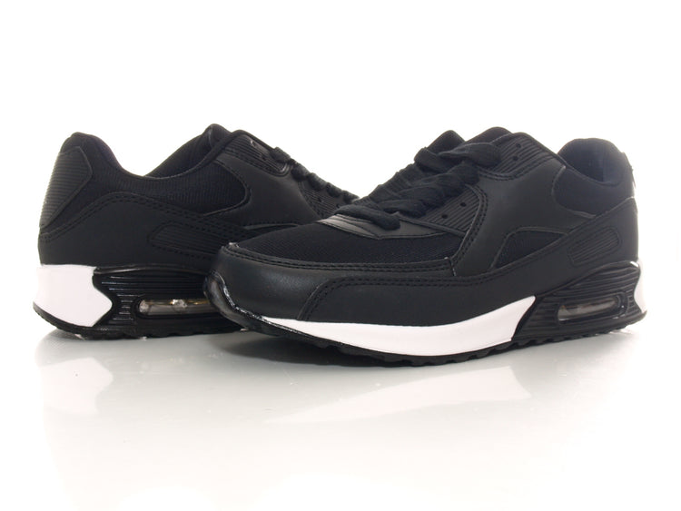 Baskets de loisirs pour femmes chaussures de sport chaussures de course tennis noir # 1134