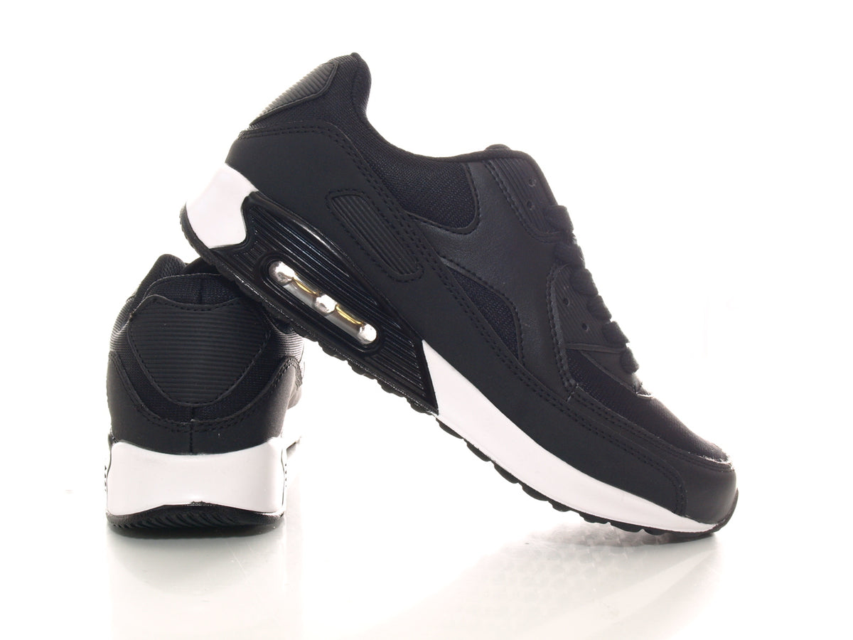 Baskets de loisirs pour femmes chaussures de sport chaussures de course tennis noir # 1134