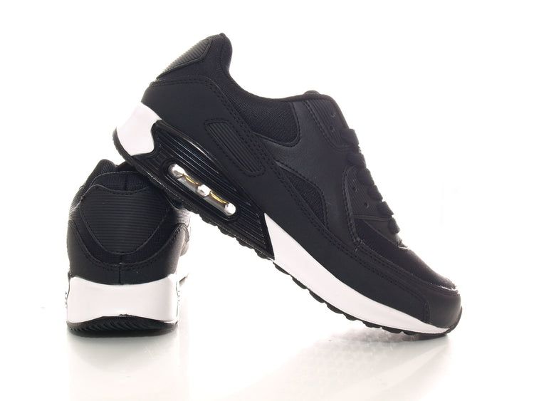 Baskets de loisirs pour femmes chaussures de sport chaussures de course tennis noir # 1134