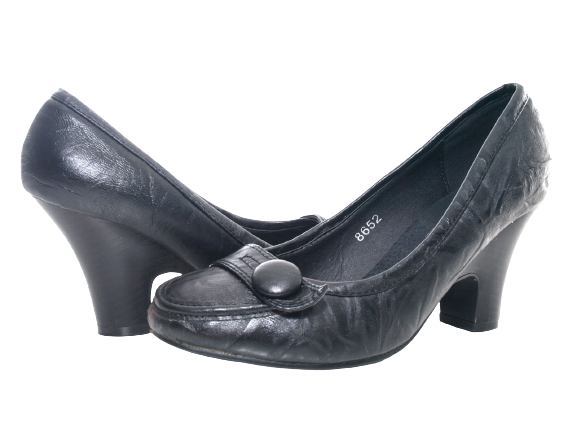 Women's pumps shoes black # 8652