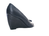 Damen Keilabsatz Pumps Wedges Black # 819