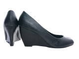 Damen Keilabsatz Pumps Wedges Black # 819