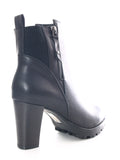 Damen Ankle Boots Stiefelette warm gefüttert Black # 482