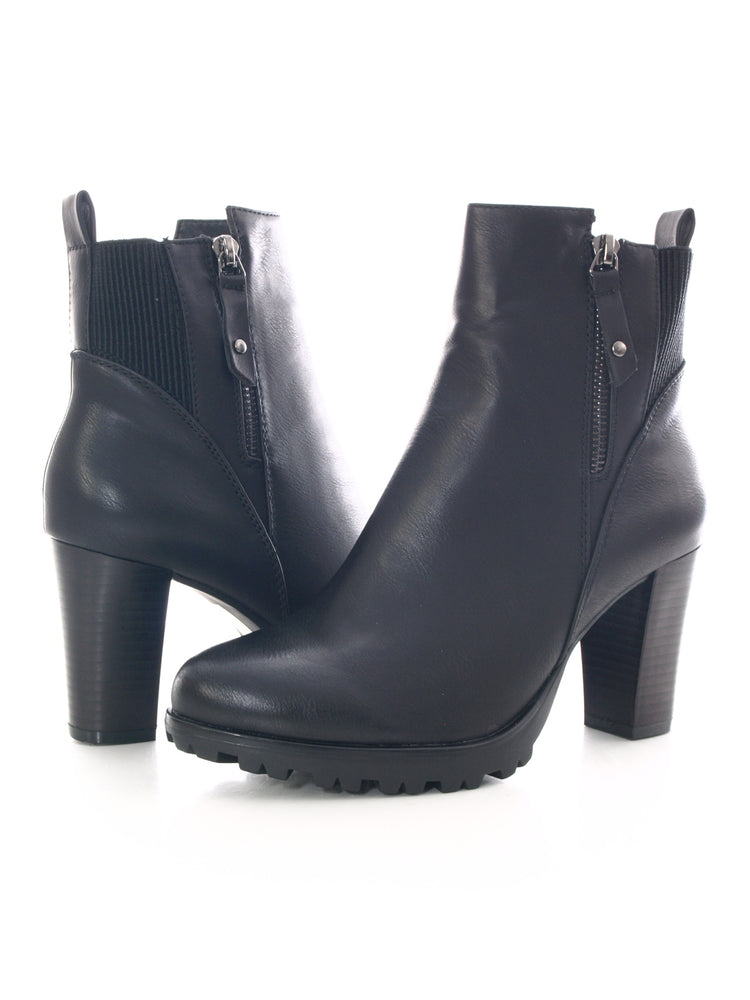 Bottines femme fourrées chaudes noir # 482