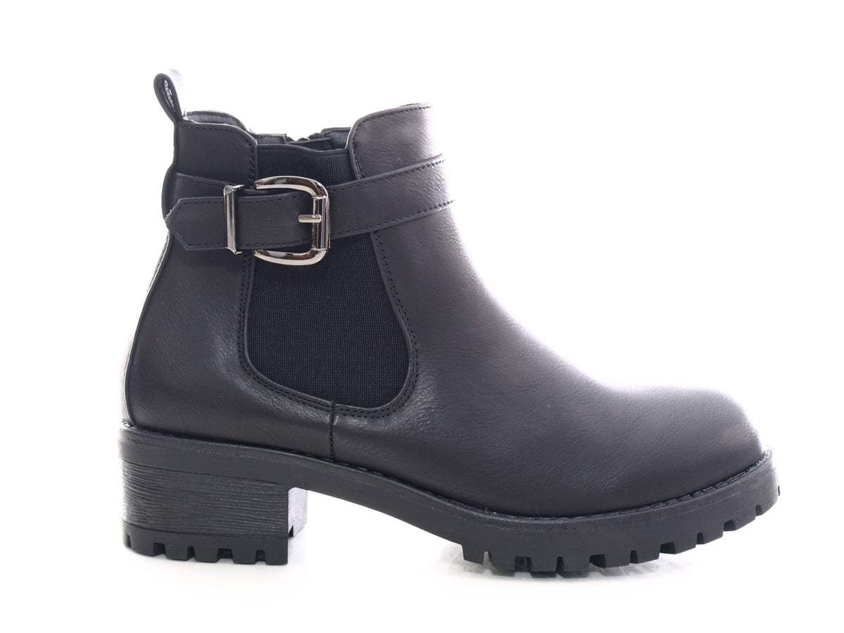 Bottines femme fourrées chaudes noir # 545