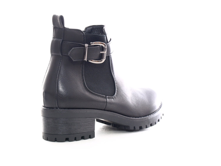 Bottines femme fourrées chaudes noir # 545