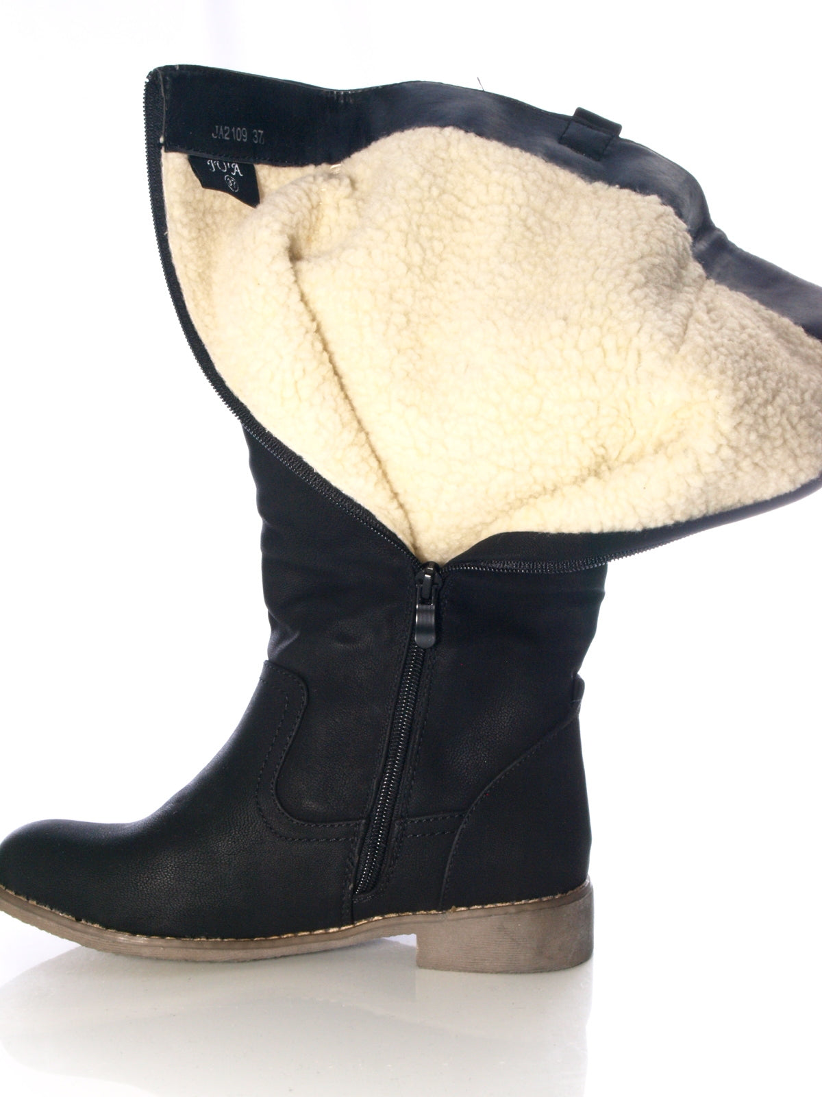 Damen Stiefel Boots Outdoor Winterboots warm gefüttert Black # 2109