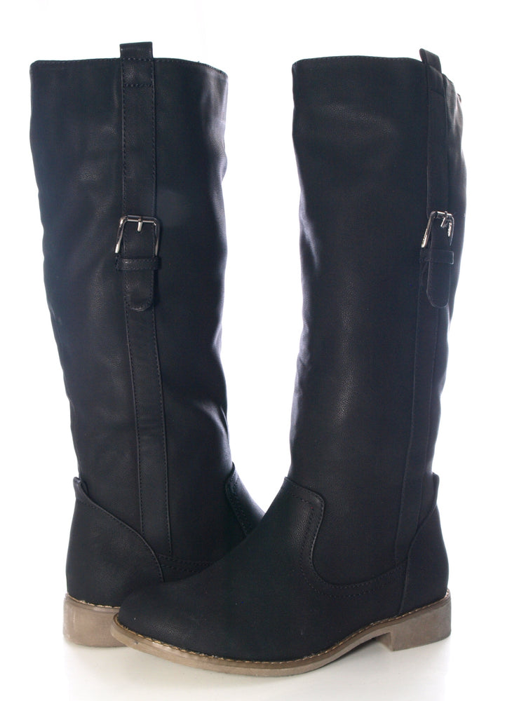 Bottes pour femmes chaussures d'extérieur bottes d'hiver doublure chaude noir # 2109