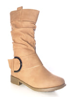 Damen Stiefel Boots Khaki # 215