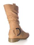 Damen Stiefel Boots Khaki # 215