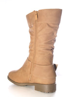 Damen Stiefel Boots Khaki # 215