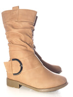 Damen Stiefel Boots Khaki # 215