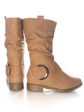 Damen Stiefel Boots Khaki # 215