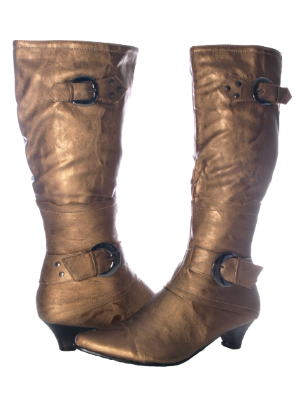 Women's Boots Winter Boots warm lined Gold # 7053