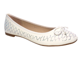 Damen Slipper Halbschuhe Ballerina Loafer Mokassins Slip On Flats Freizeit White # 53