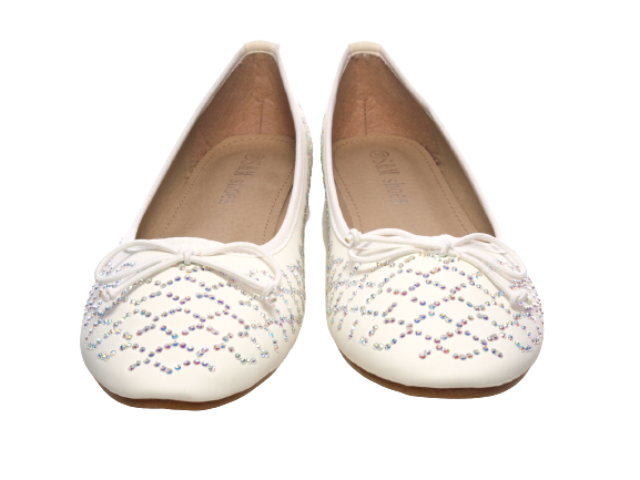Women's Slip-On Shoes Ballerinas Loafers Moccasins Slip-On Flats Casual White # 53