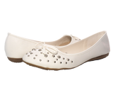 Damen Slipper Halbschuhe Ballerina Loafer Mokassins Slip On Flats Freizeit White # 9954