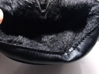 Damen Schlupf Stiefeletten Boots Outdoor Winterboots warm gefüttert Black # 636