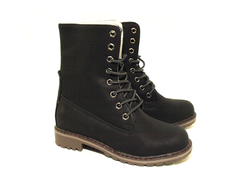 Women's ankle boots outdoor winter boots warm lined black # 618