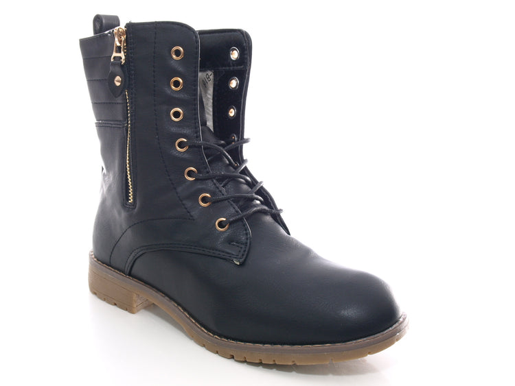 Bottines femme bottes outdoor bottes d'hiver fourrées chaud noir # 16