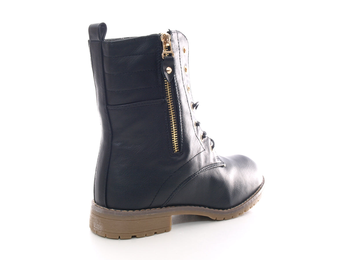 Bottines femme bottes outdoor bottes d'hiver fourrées chaud noir # 16