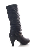 Damen Stiefel warm gefüttert Black # 794