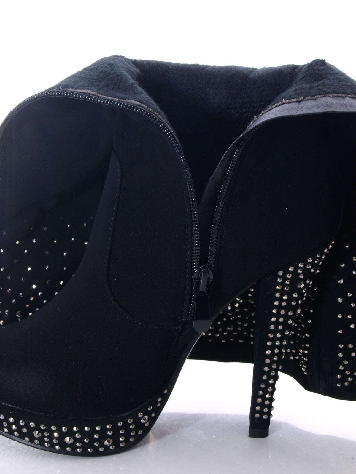 Bottes femme doublées chaud noir # 518