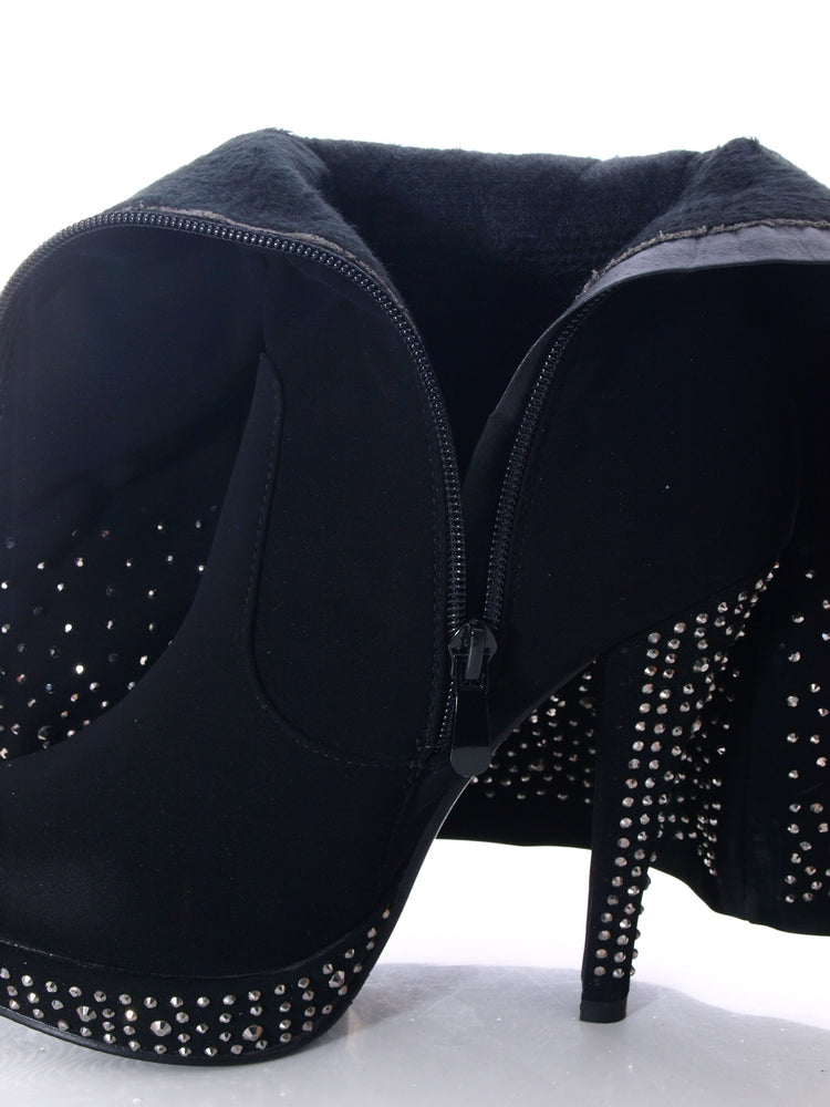 Bottes femme doublées chaud noir # 518