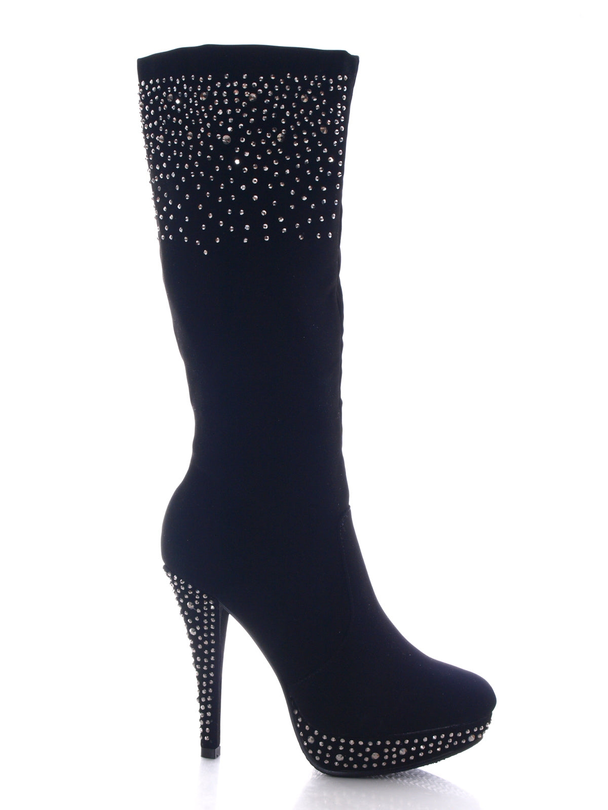 Bottes femme doublées chaud noir # 518