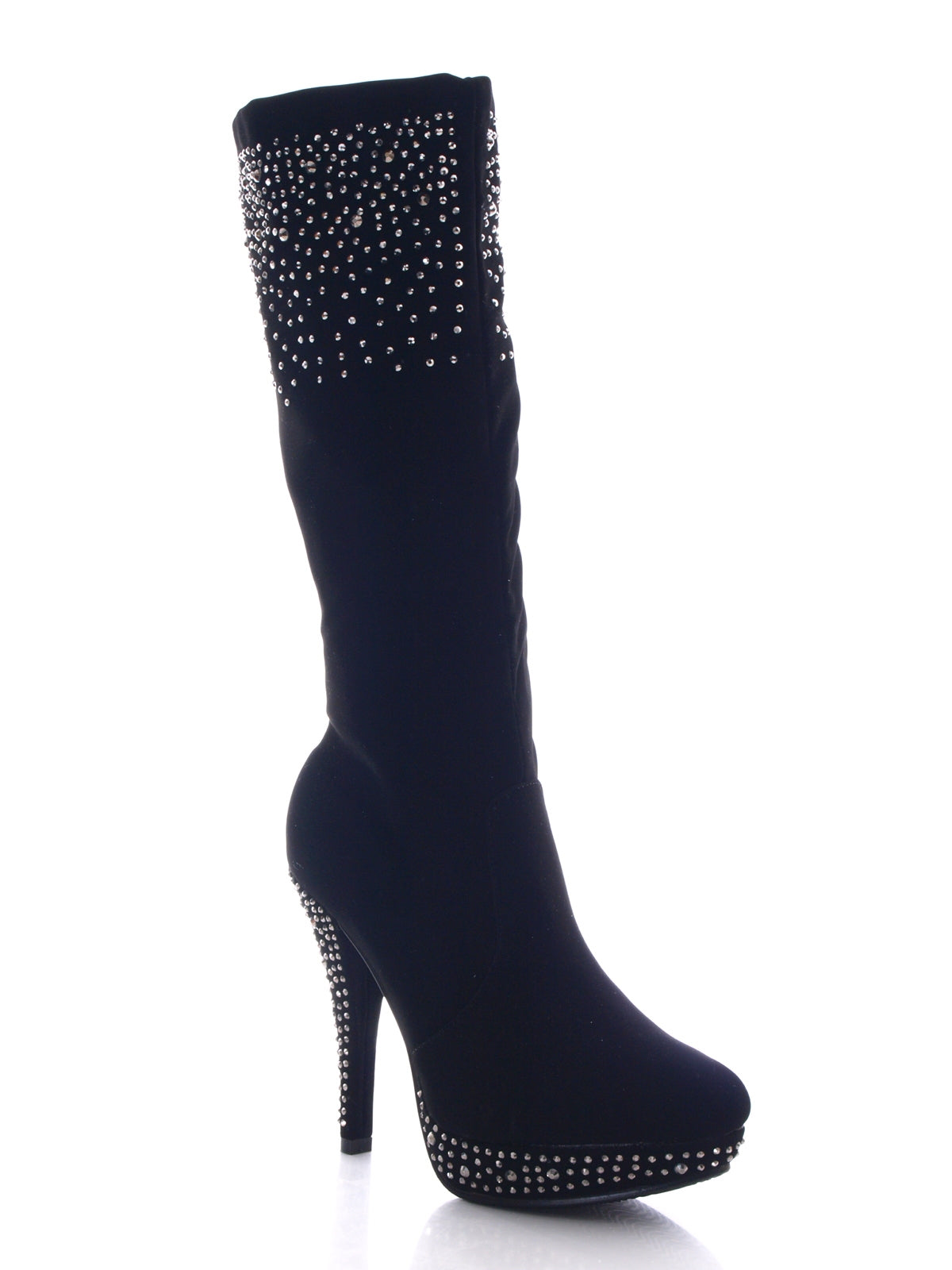 Bottes femme doublées chaud noir # 518