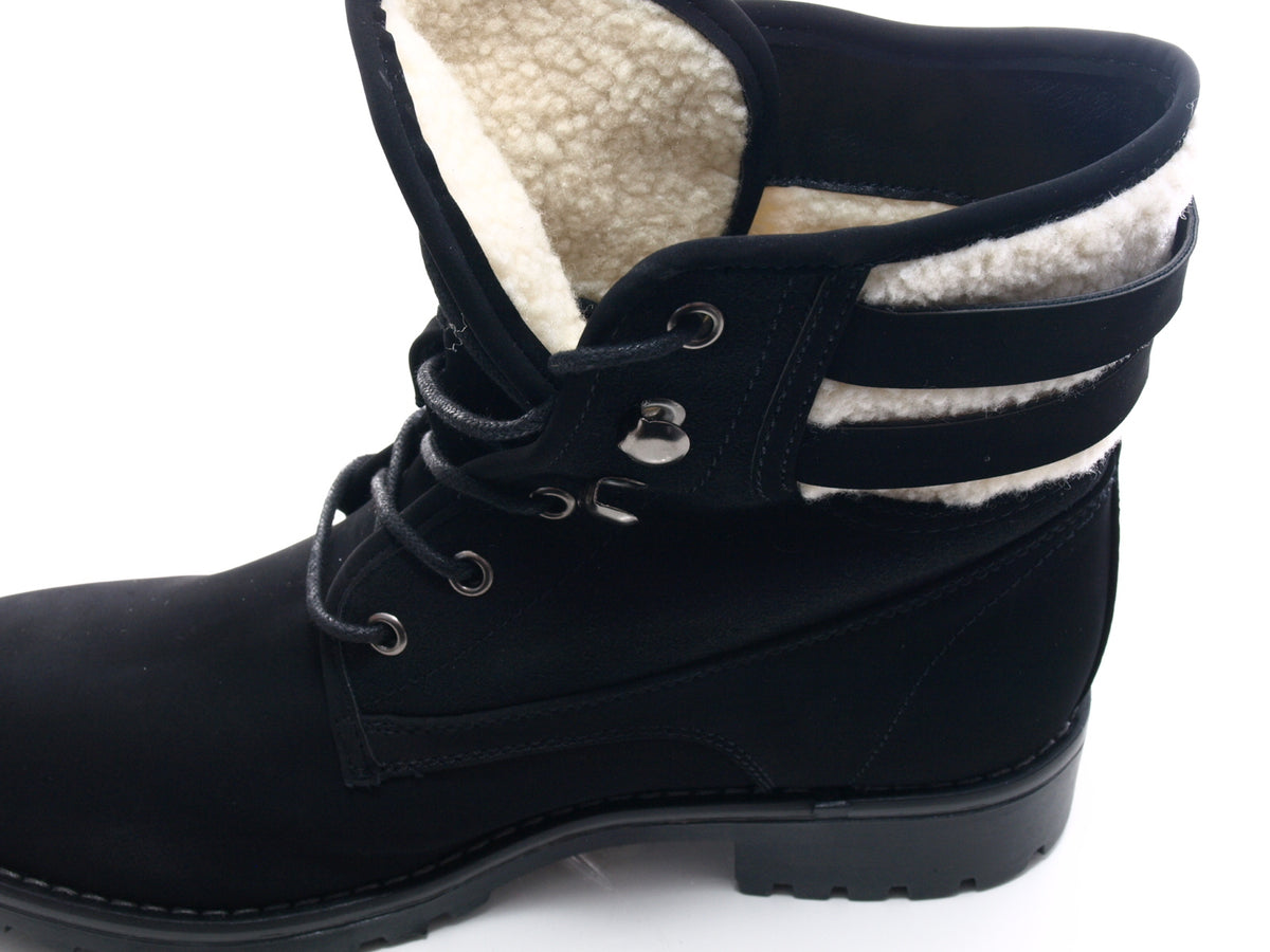 Damen Stiefeletten Outdoor Winterboots Warm gefüttert Black # 446