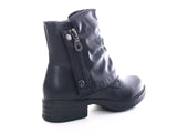 Damen Stiefeletten Biker Boots Outdoor Winterboots Black # 281