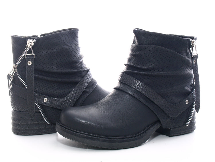 Women's Ankle Boots Outdoor Winter Boots Black # 842