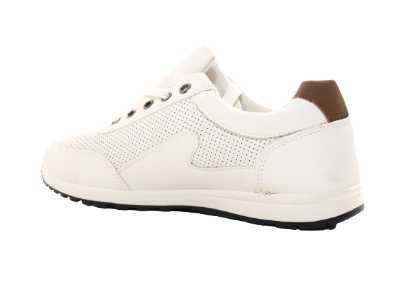 Men's Casual Sports Shoes Trainers Running Shoes Sneakers White # 9065-2