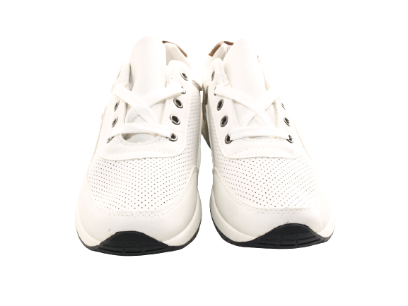 Men's Casual Sports Shoes Trainers Running Shoes Sneakers White # 9065-2