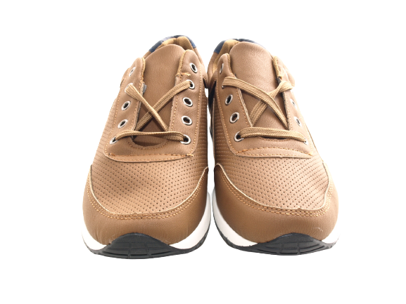 Herren Freizeit Sport Schuhe Turnschuhe Laufschuhe Sneaker Brown # 9065-8