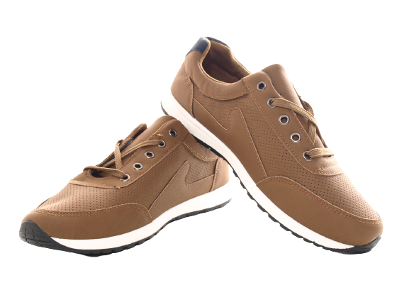 Herren Freizeit Sport Schuhe Turnschuhe Laufschuhe Sneaker Brown # 9065-8