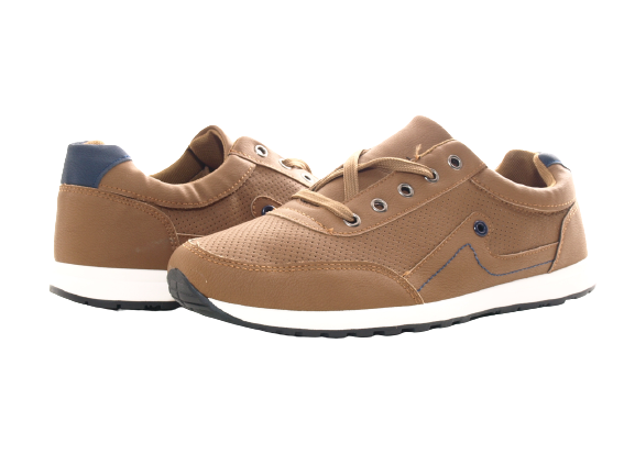 Chaussures de sport décontractées pour hommes baskets chaussures de course sneakers marron n° 9065-8